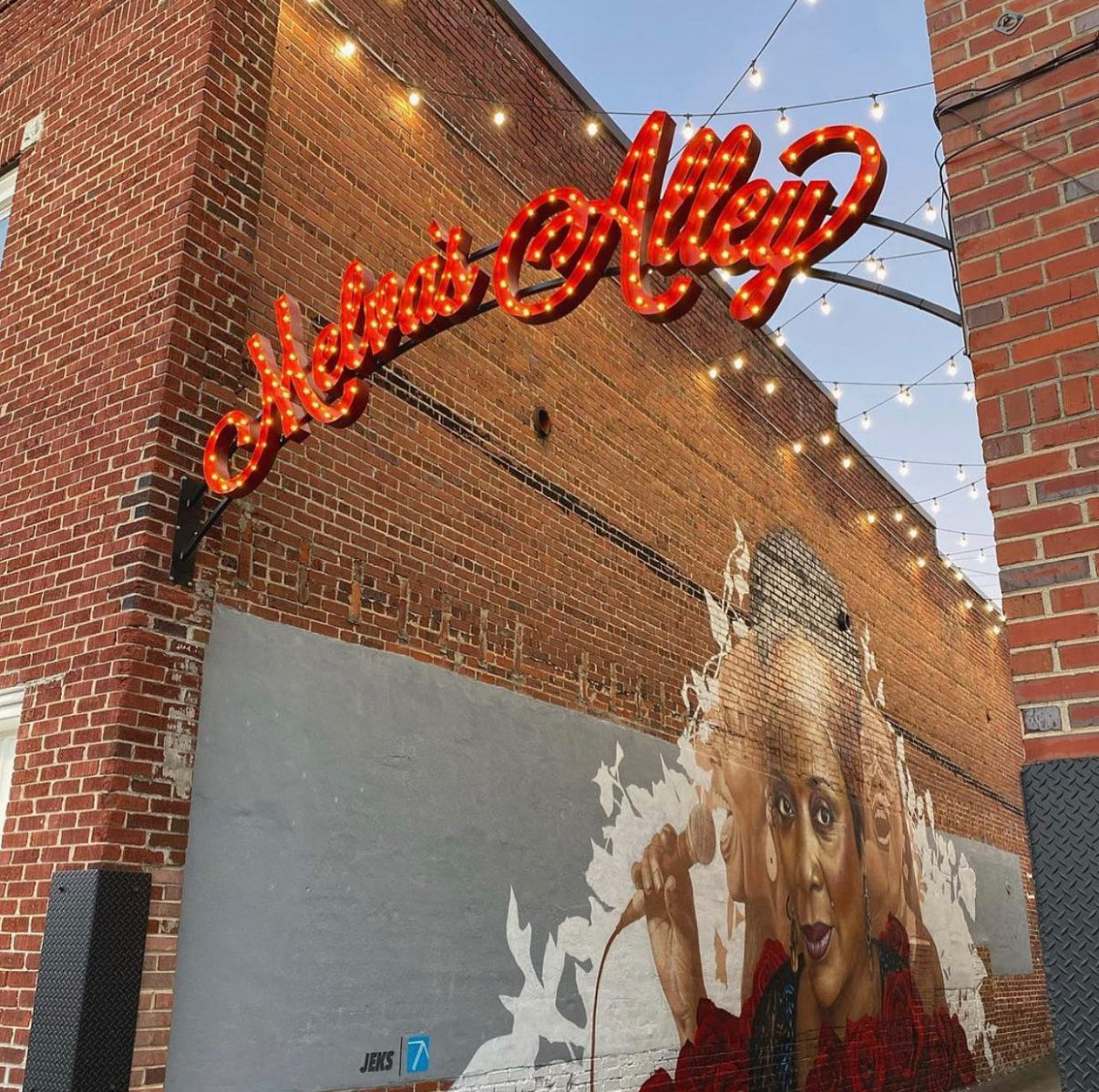 Honoring Melva Houston Tucker: A Custom Sign Project for Melva's Alley in Mt. Airy, NC