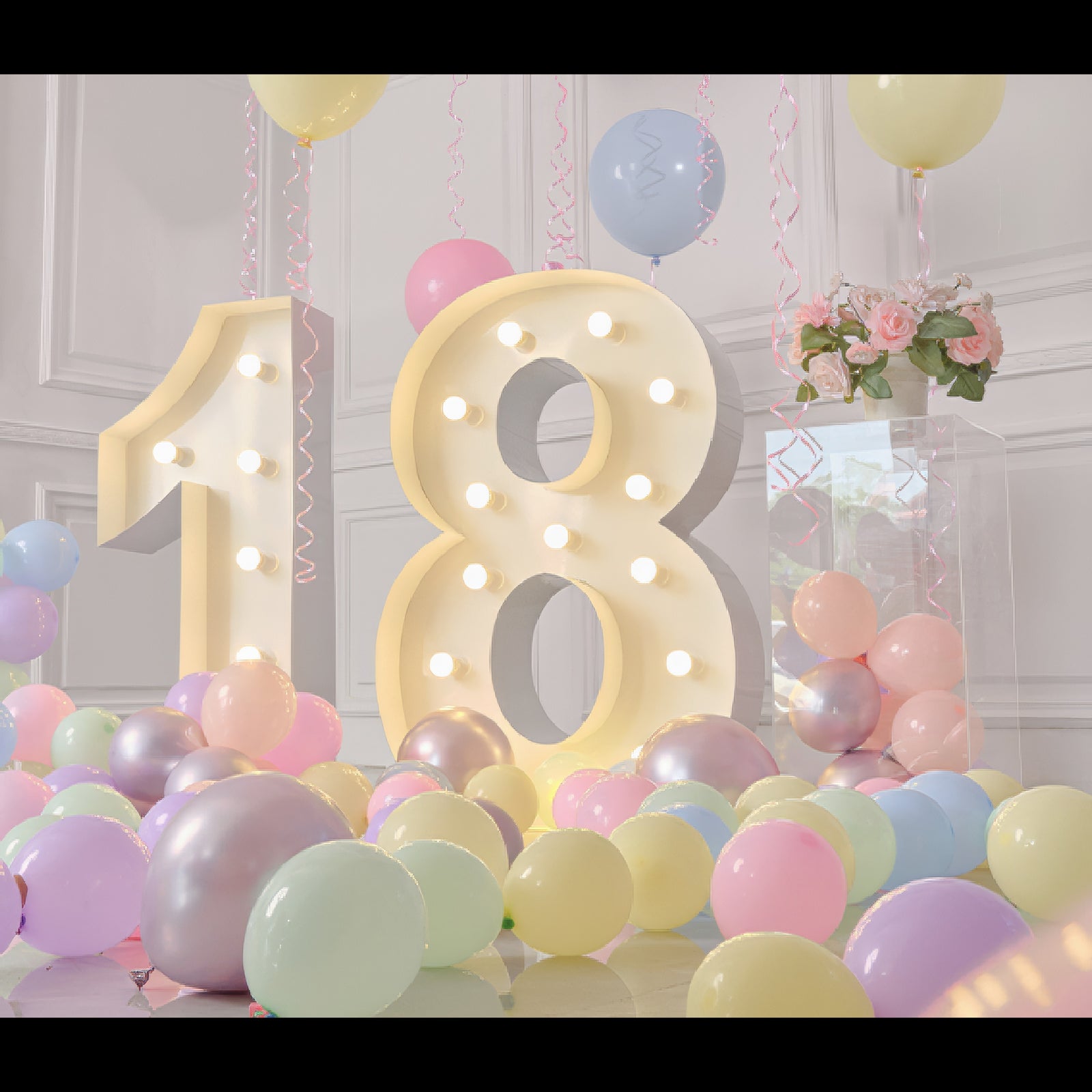 36-Inch Marquee Numbers for Starting a Rental Inventory Business