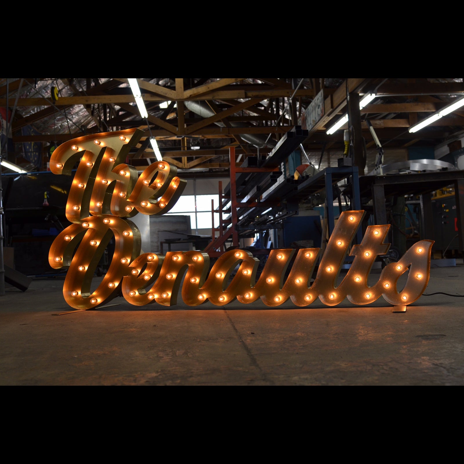 From Wedding Centerpiece to Family Keepsake: The Denaults Custom Marquee Sign