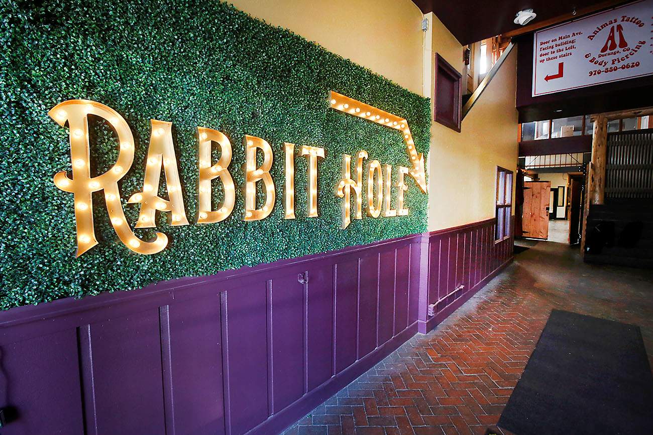 Down the Rabbit Hole: Custom Wall-Hanging Marquee Letters for Durango's Wonderland Bar
