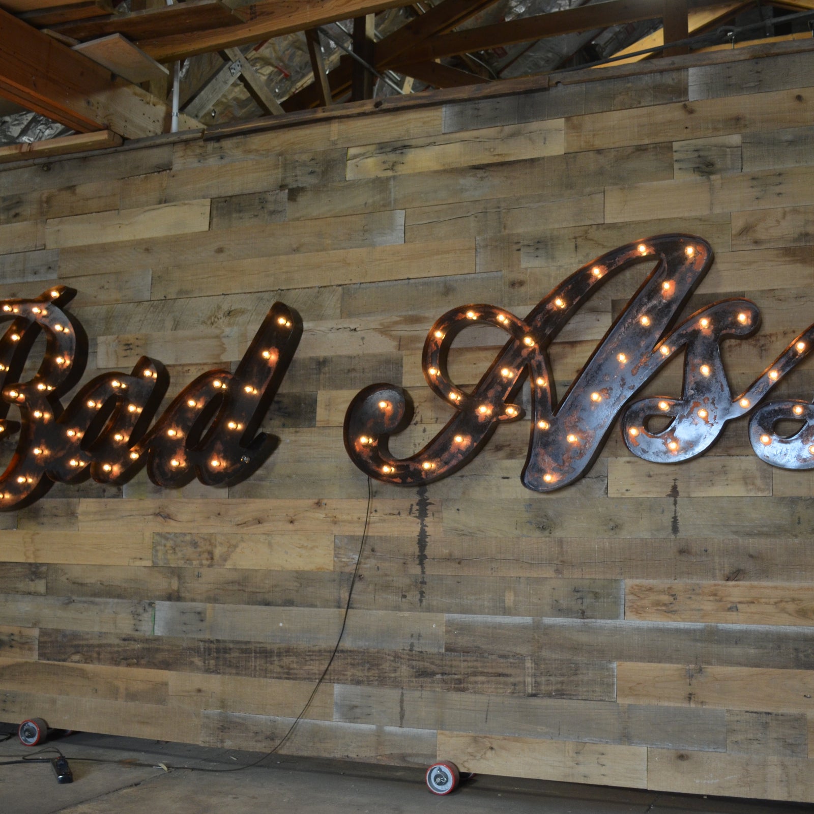 Bad Ass Mexican: The Custom Marquee Sign at El Chingon by GBOD Hospitality Group