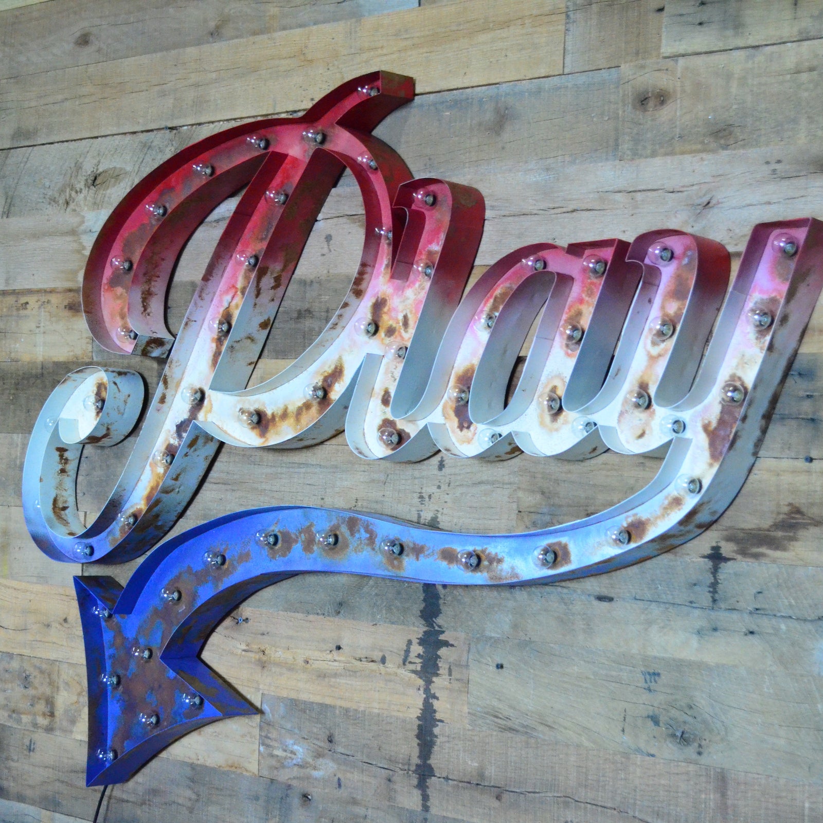 Level Up Your Game Room: Custom Play Script Marquee Sign