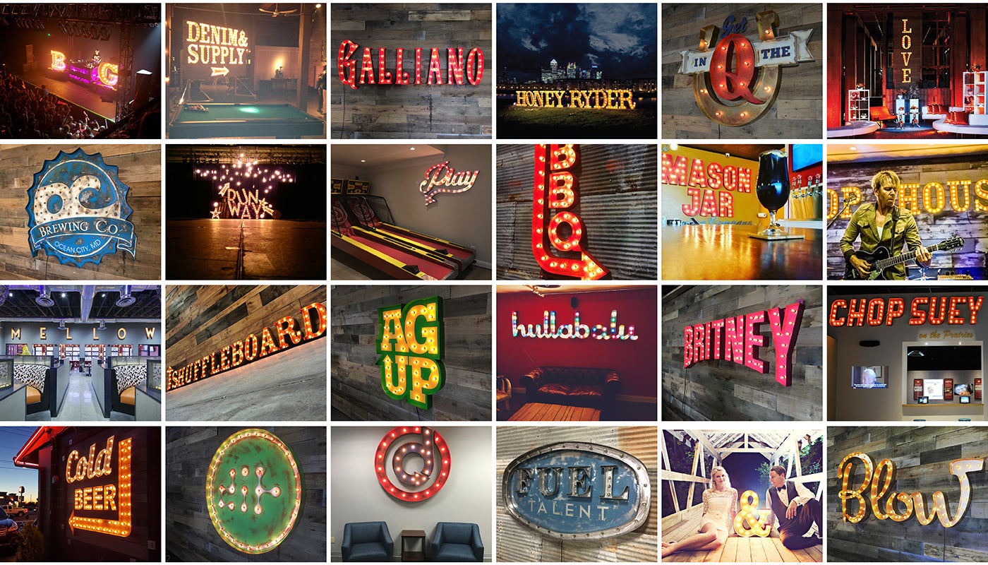 Stand Out with Custom Marquee Letters and Light-Up Signage for Your Next Event