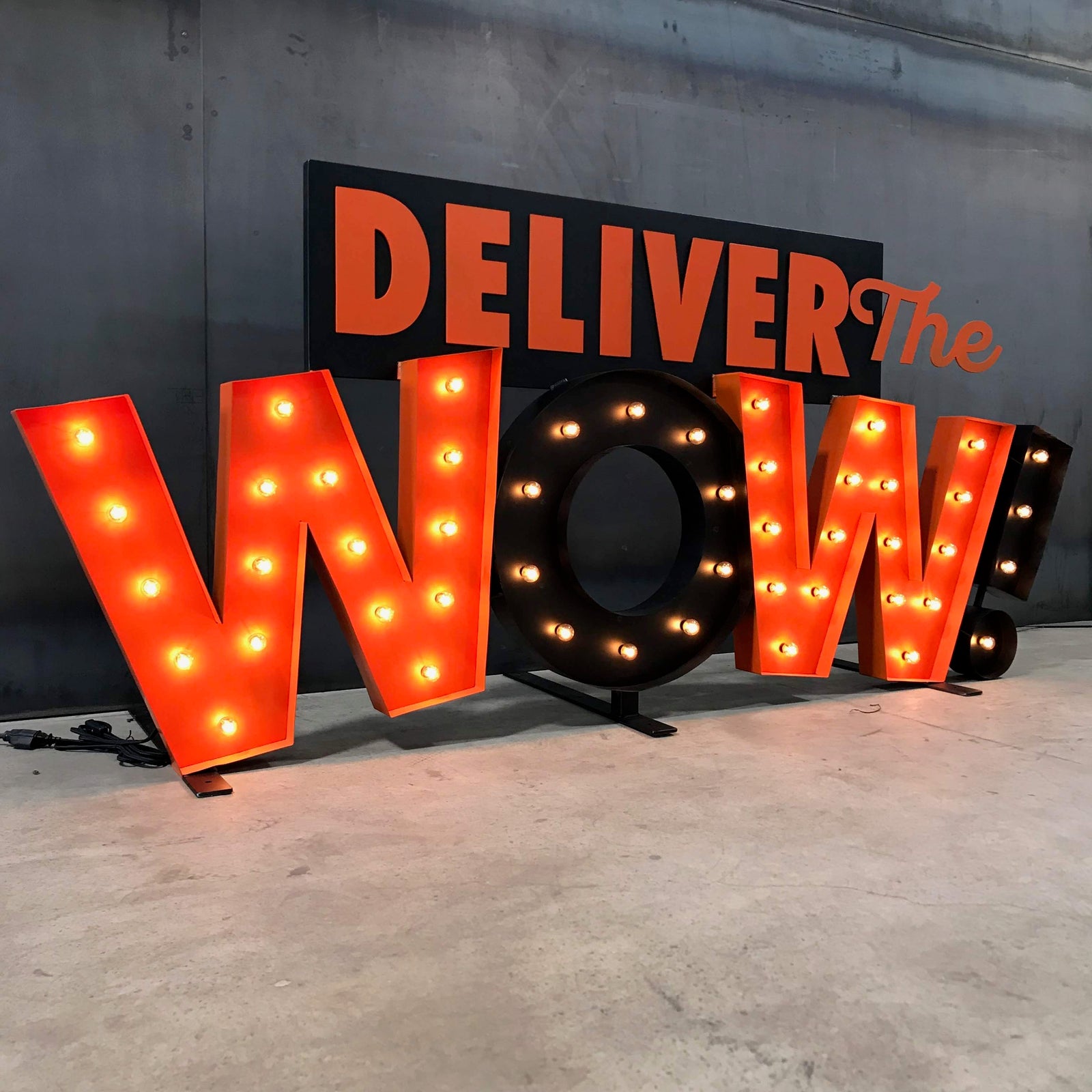 Illuminate Your Corporate Event with Custom Light-Up Letters: 'Deliver the WOW'
