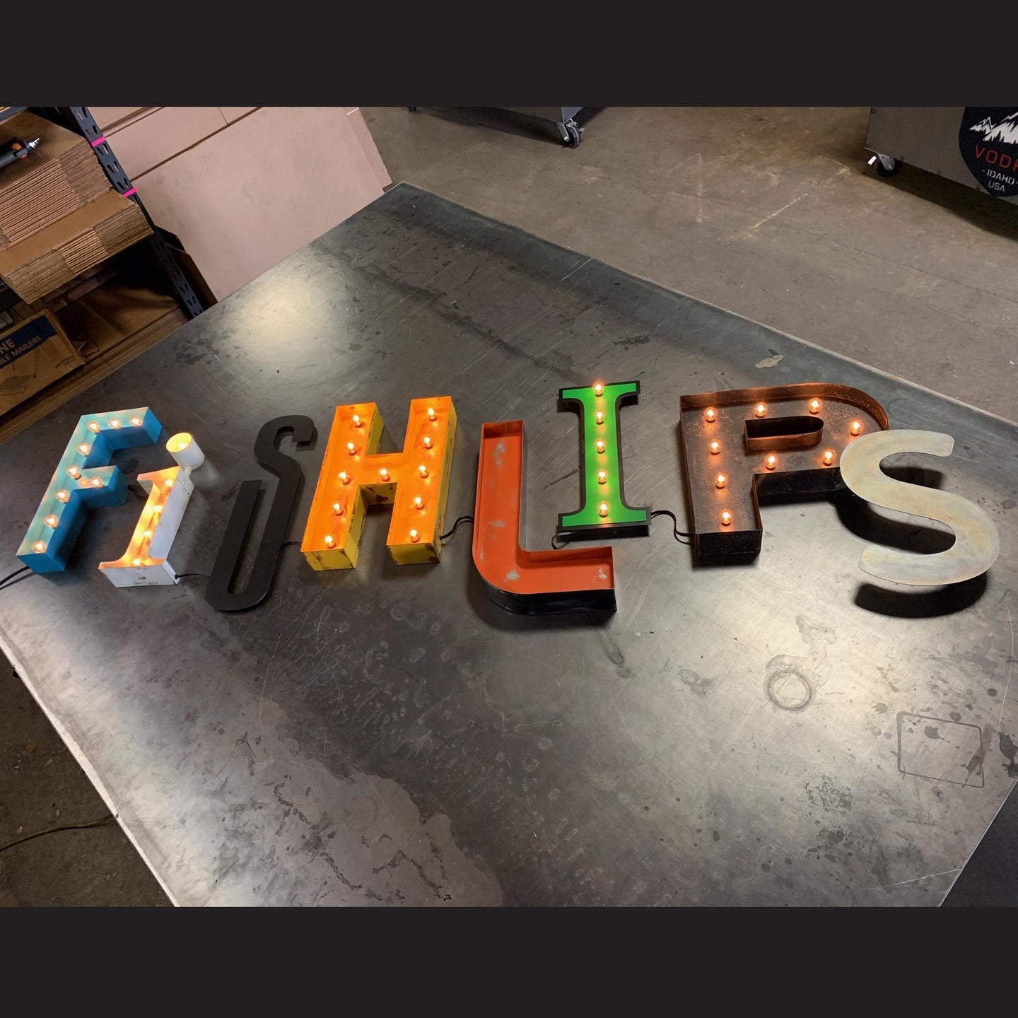 Every Letter Tells a Story: The Custom Marquee Sign We Built for Fishlips Waterfront Bar & Grill