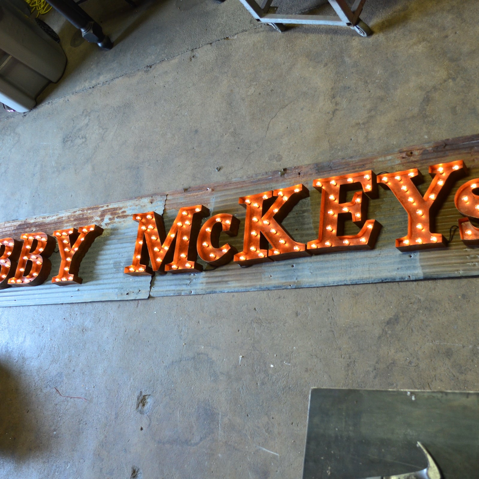 Bobby McKey's Dueling Piano Bar Gets Custom Marquee Letters at National Harbor