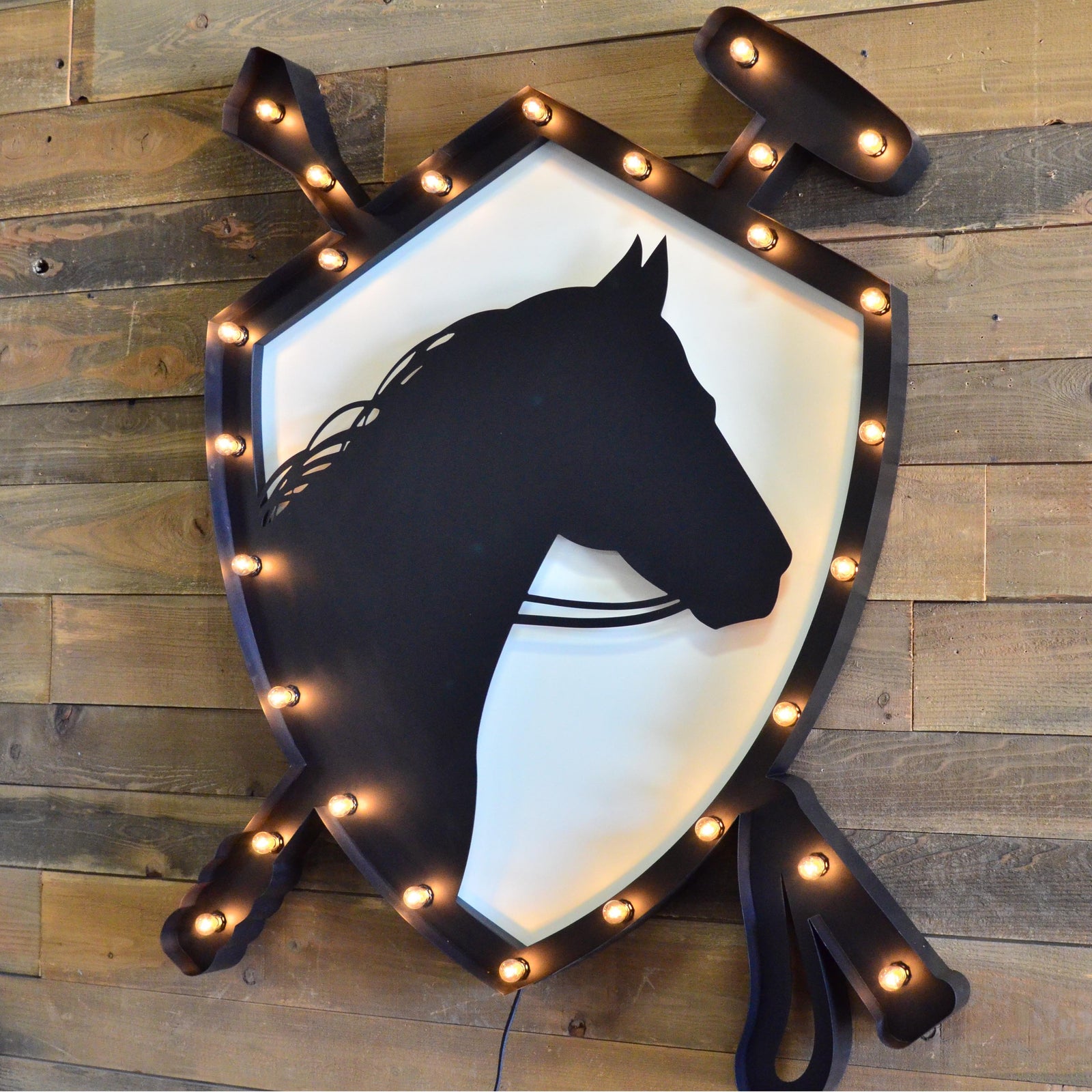 Layered Logo Signs That Turn a Simple Symbol Into a Statement Piece