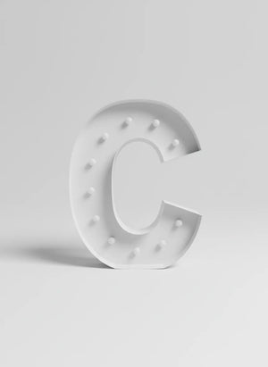 36" Letter C