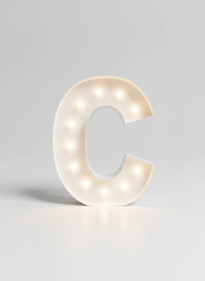 36" Letter C
