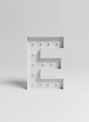 36" Letter E