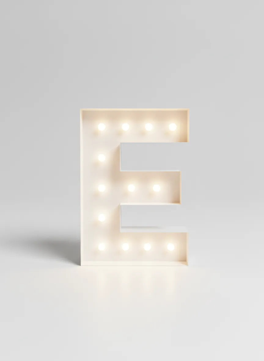 36" Letter E