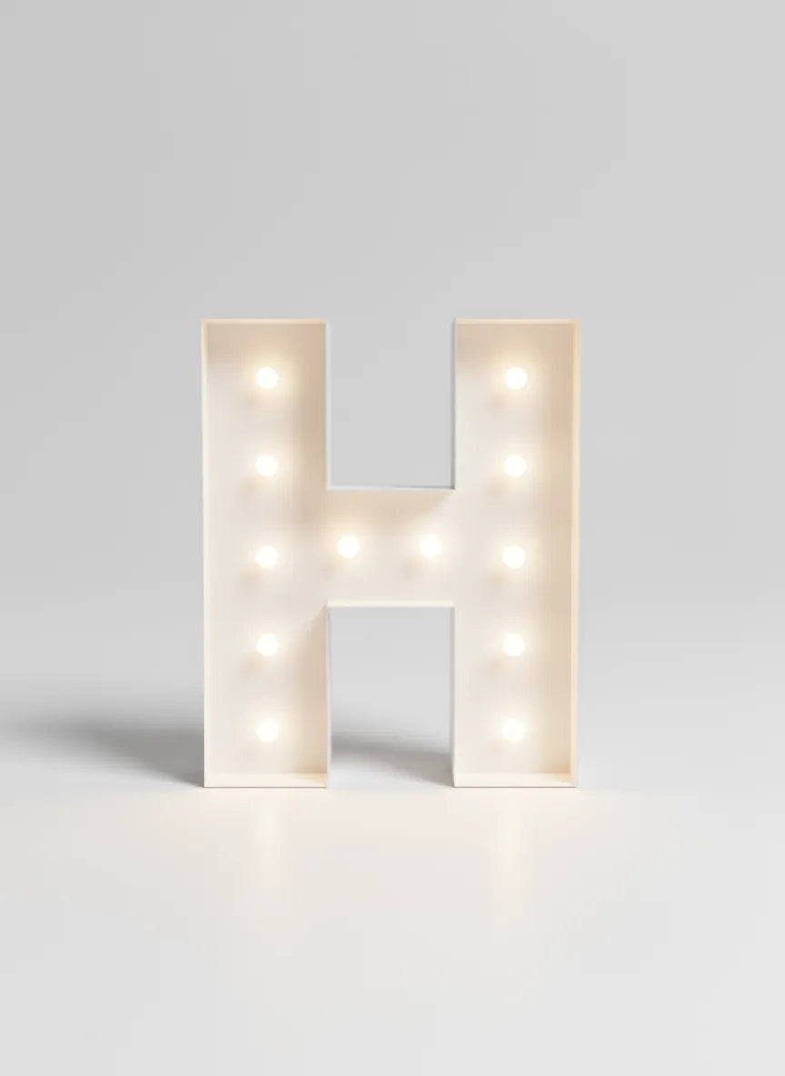 36" Letter H