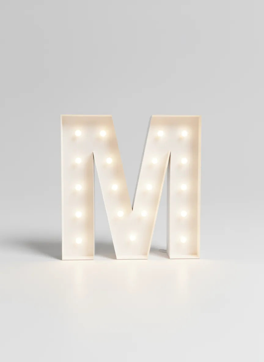 36" Letter M