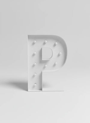 36" Letter P