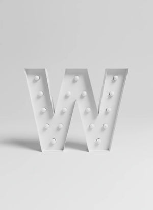 36" Letter W