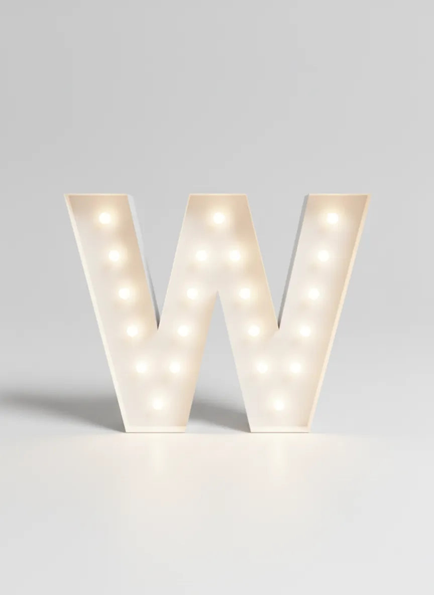 36" Letter W