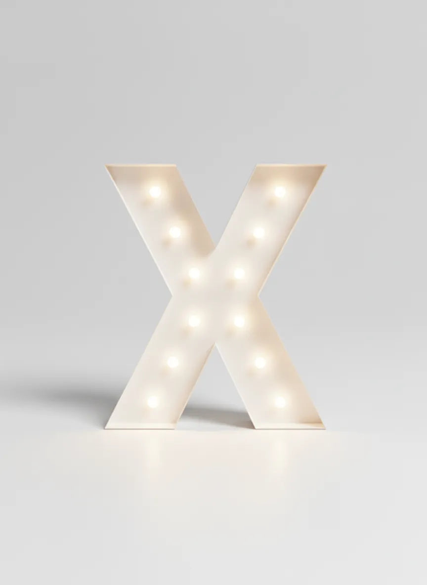 36" Letter X
