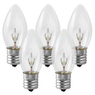 25 Pack C9 size Replacement Bulbs for 24"/36" stock marquee signs